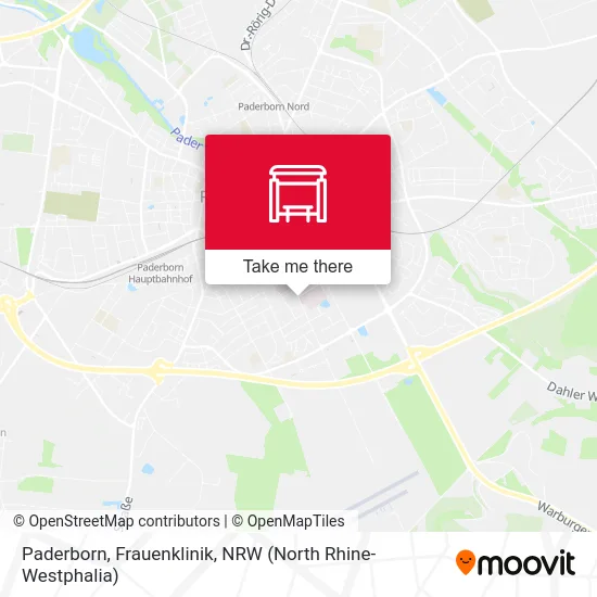 Paderborn, Frauenklinik map