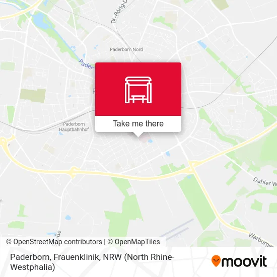 Paderborn, Frauenklinik map