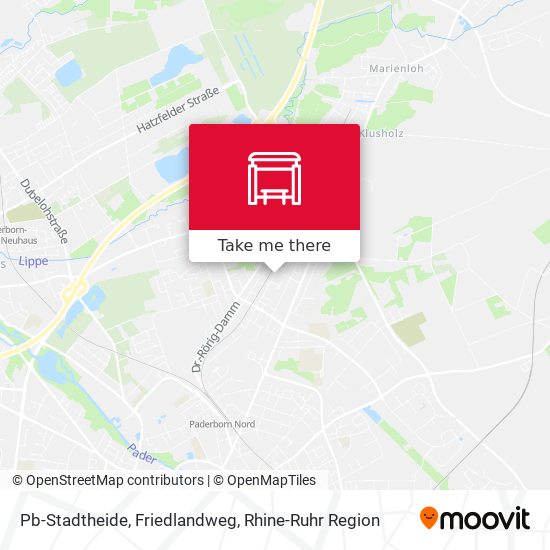 Pb-Stadtheide, Friedlandweg map