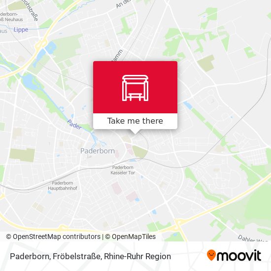 Paderborn, Fröbelstraße map