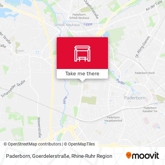 Paderborn, Goerdelerstraße map