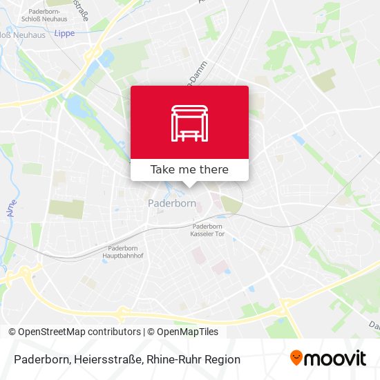 Paderborn, Heiersstraße map