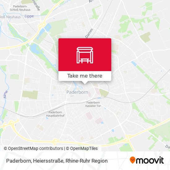 Paderborn, Heiersstraße map