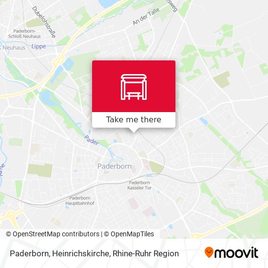 Paderborn, Heinrichskirche map