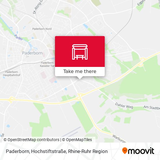 Paderborn, Hochstiftstraße map