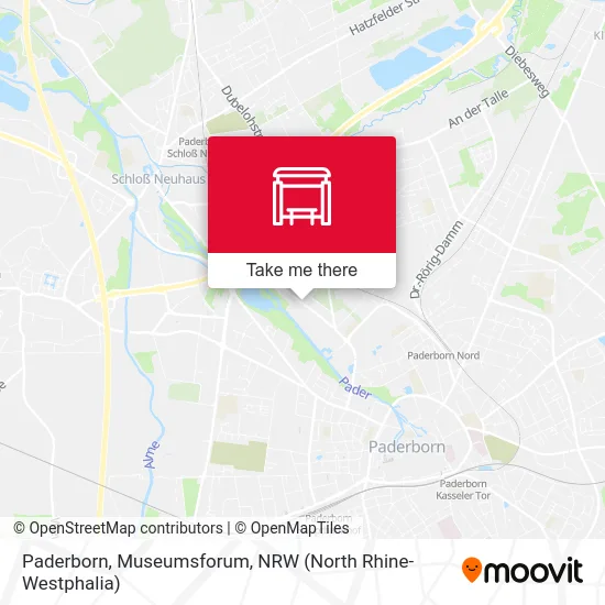 Paderborn, Museumsforum map