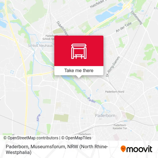 Paderborn, Museumsforum map