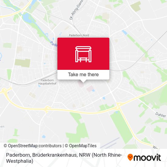Paderborn, Brüderkrankenhaus map