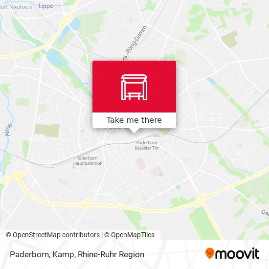 Карта Paderborn, Kamp
