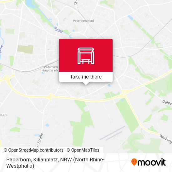 Paderborn, Kilianplatz map