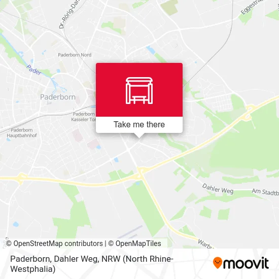 Paderborn, Dahler Weg map