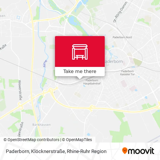 Карта Paderborn, Klöcknerstraße