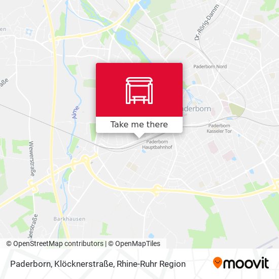 Paderborn, Klöcknerstraße map