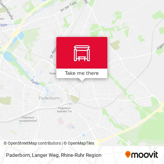 Карта Paderborn, Langer Weg