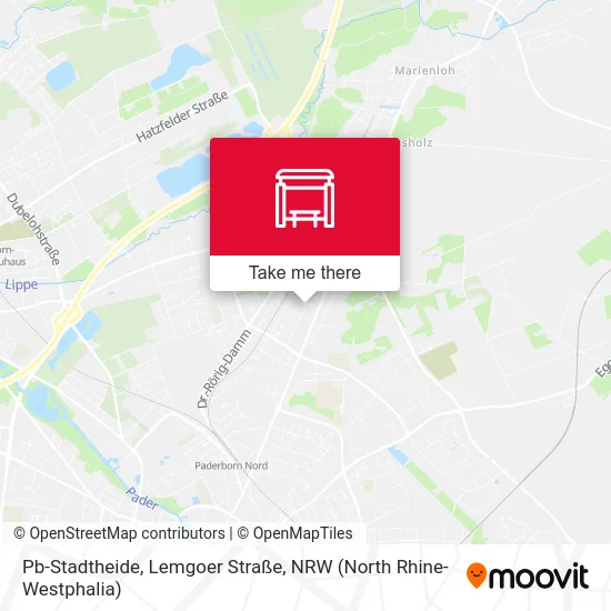 Pb-Stadtheide, Lemgoer Straße map