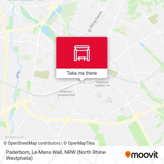 Paderborn, Le-Mans-Wall map