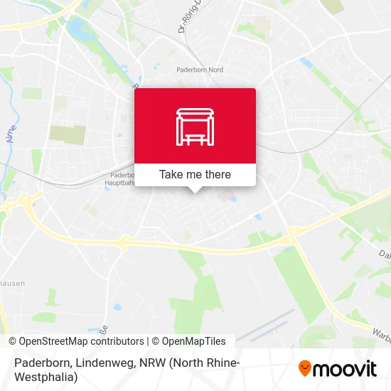 Paderborn, Lindenweg map