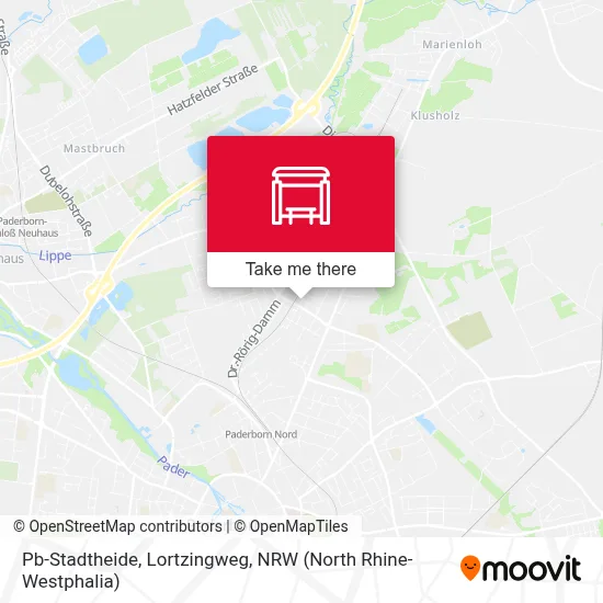 Pb-Stadtheide, Lortzingweg map