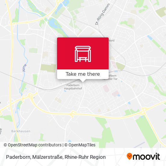 Paderborn, Mälzerstraße map
