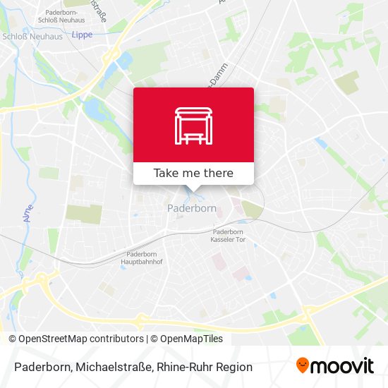 Paderborn, Michaelstraße map