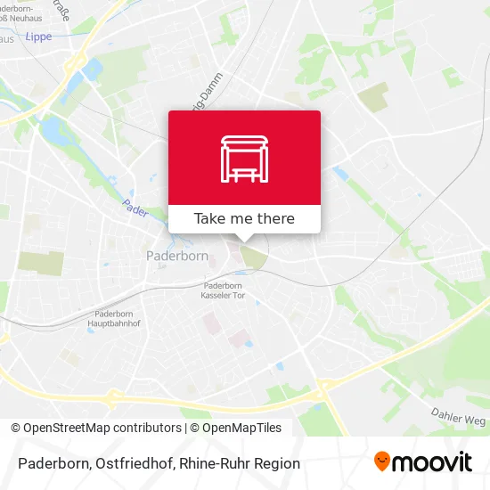 Карта Paderborn, Ostfriedhof