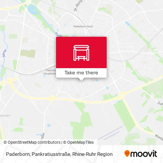 Карта Paderborn, Pankratiusstraße