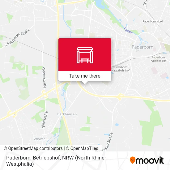 Paderborn, Betriebshof map