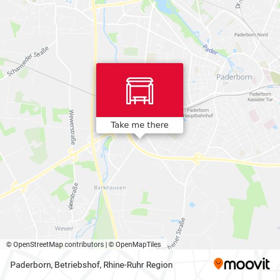 Paderborn, Betriebshof map