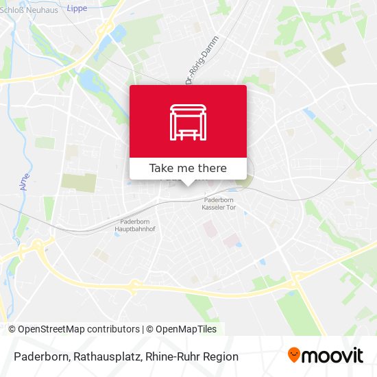 Paderborn, Rathausplatz map