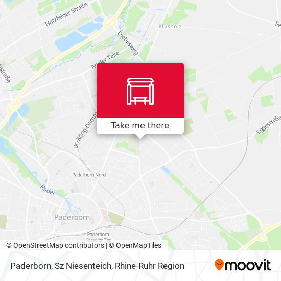 Paderborn, Sz Niesenteich map