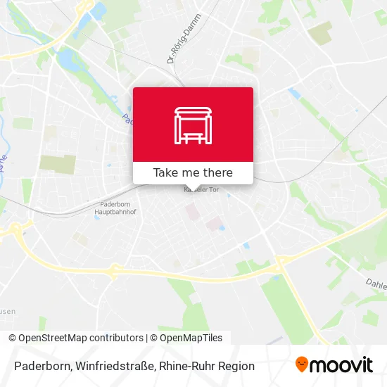 Карта Paderborn, Winfriedstraße