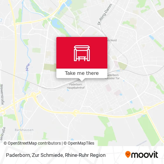 Карта Paderborn, Zur Schmiede