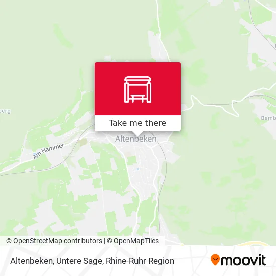 Карта Altenbeken, Untere Sage