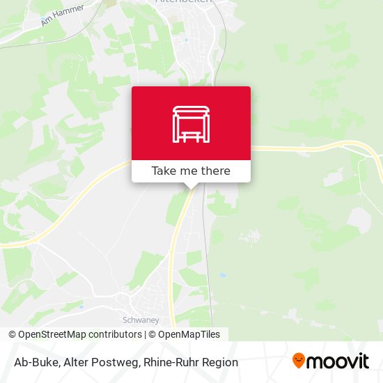 Карта Ab-Buke, Alter Postweg