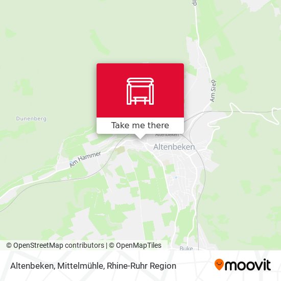Altenbeken, Mittelmühle map