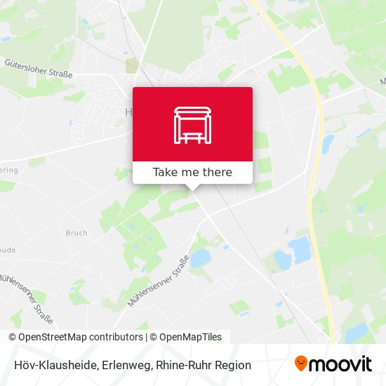 Höv-Klausheide, Erlenweg map