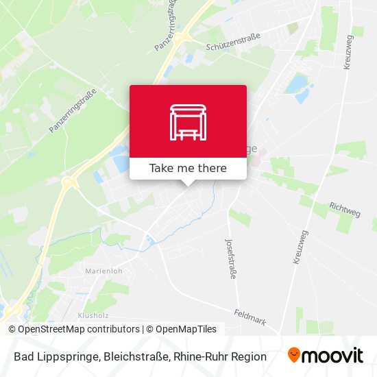 Карта Bad Lippspringe, Bleichstraße