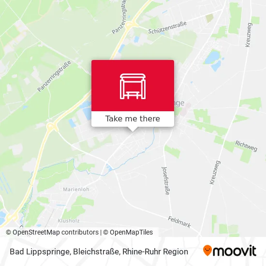 Карта Bad Lippspringe, Bleichstraße