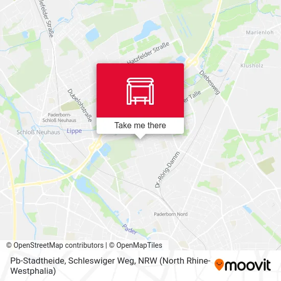 Pb-Stadtheide, Schleswiger Weg map