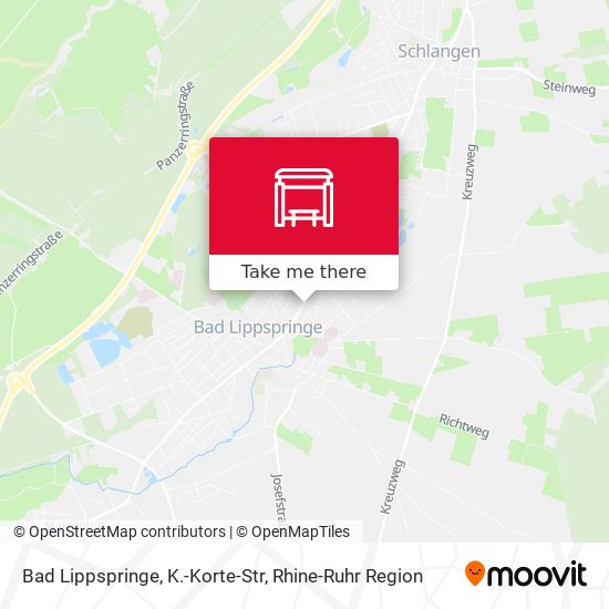 Bad Lippspringe, K.-Korte-Str map