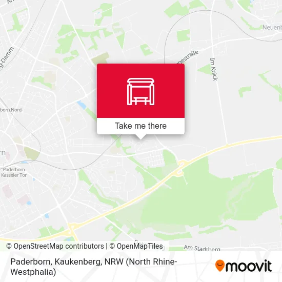 Paderborn, Kaukenberg map