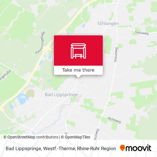 Bad Lippspringe, Westf.-Therme map