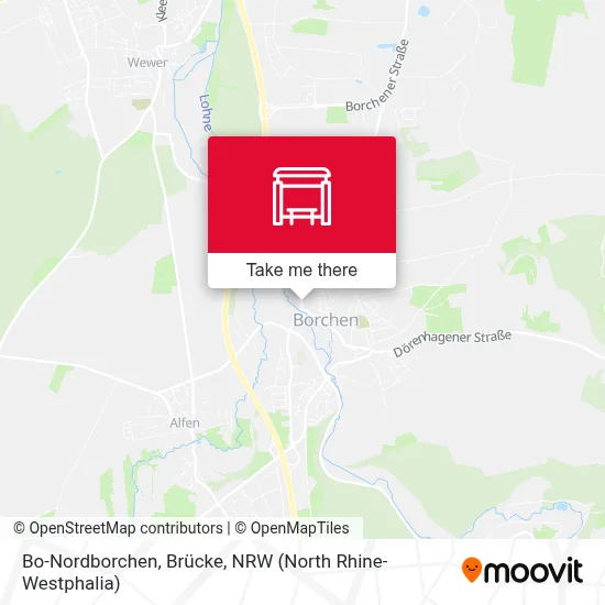 Bo-Nordborchen, Brücke map