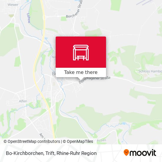 Bo-Kirchborchen, Trift map