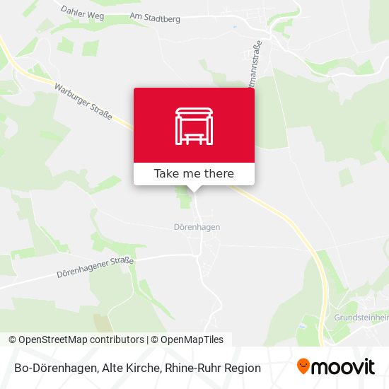 Bo-Dörenhagen, Alte Kirche map