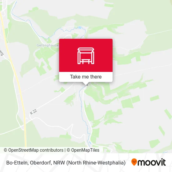 Bo-Etteln, Oberdorf map