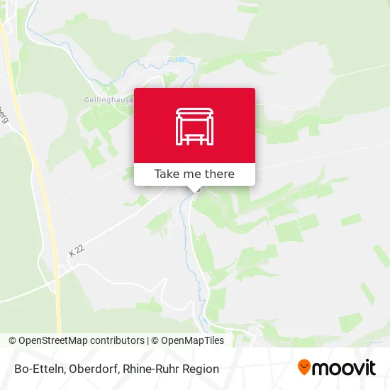 Карта Bo-Etteln, Oberdorf