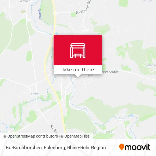 Карта Bo-Kirchborchen, Eulenberg