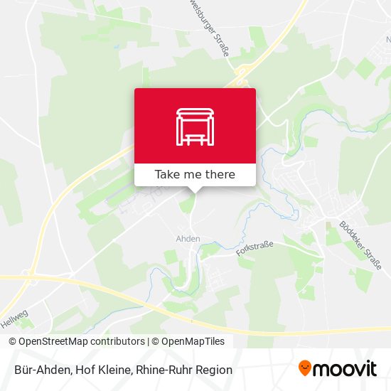 Bür-Ahden, Hof Kleine map