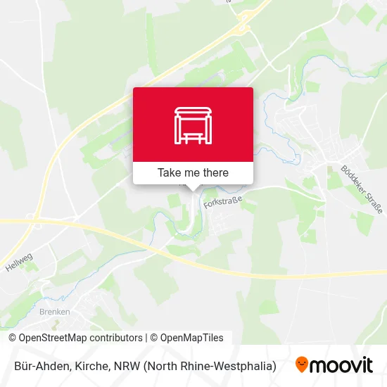 Bür-Ahden, Kirche map